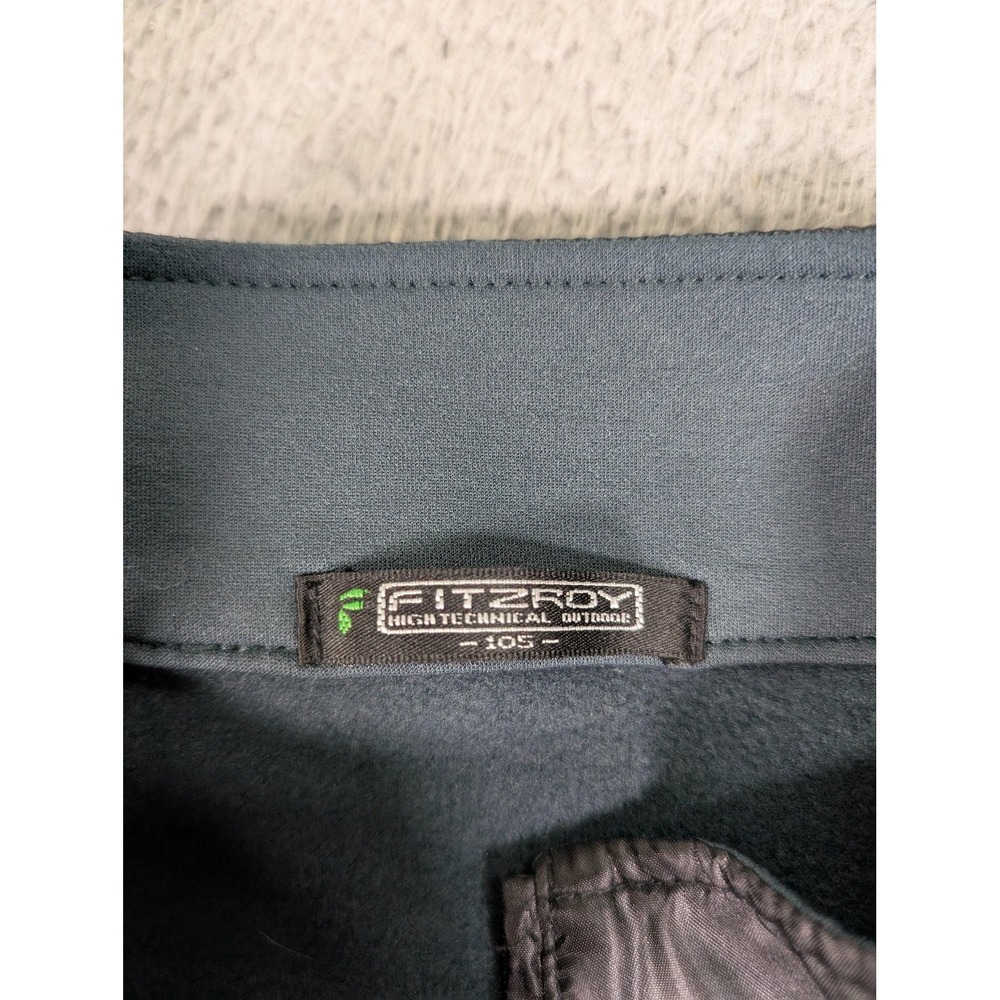 Fitzroy Pullover Mens Large Gray Half Zip Technical Outdoor Jacket Pockets‎ 105 - Picture 4 of 9